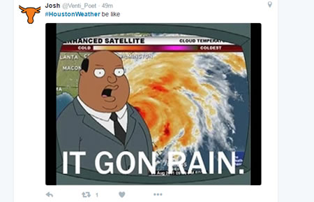 Houston Weather Tweets